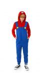 Opposuits Kids' Onesie Mario Blauw