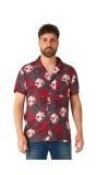 Opposuits Men's Hawaiians Shirt Short Sleeve Friday The 13th Zwart