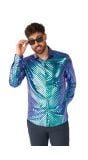 Opposuits Men's Shirt Fancy Fish Blauw