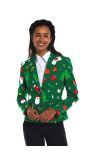 Opposuits Women's Colbert Festivity Kerst Groen