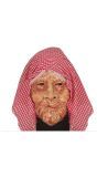 Oude vrouw masker met kap