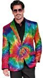 Party colbert tie dye pailletten mannen