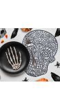 Placemat skelet 38 cm halloween