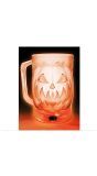 Pompoen bierpul met verlichting 700 ml halloween