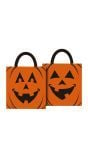 Pompoen halloween snoeptas 38 x 35 cm