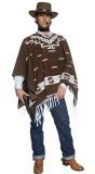 Poncho cowboy mannen