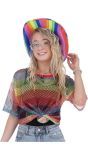 Regenboog Mesh Top Vrouwen