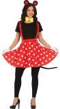 Rode Minnie Mouse Dames Jurkje