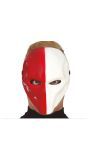 Rood wit masker halloween