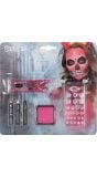 Roze Halloween Catrina Schminkset