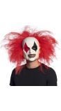 Ruddy Clown Latex Hoofdmasker met haar halloween