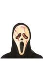 Scream masker met kap halloween