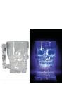 Skelet mok met licht 700 ml halloween