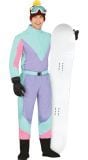 Ski Outfit Kostuum Heren Retro