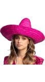 Sombrero Puebla roze