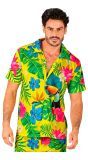 Toekan Hawaii blouse geel mannen