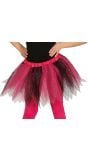 Tutu kind roze glitters