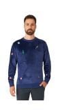 Velvet Navy - Xmas Icons Sweater Heren Opposuits