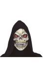 Vinyl skelet masker met kap halloween