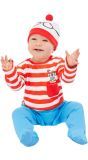 Where's Wally Baby Kostuum Rood en Wit