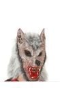 Wolf masker met haar latex halloween