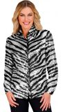 Zebraprint pailletten blouse