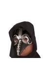 Zwart pestdokter masker halloween