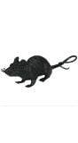 Zwarte rat 18 cm