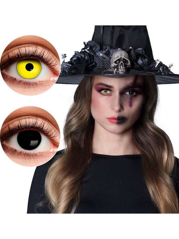 3-Maands Duolenzen Crazy Witch halloween