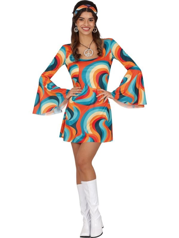 70s Hippie Disco Jurk