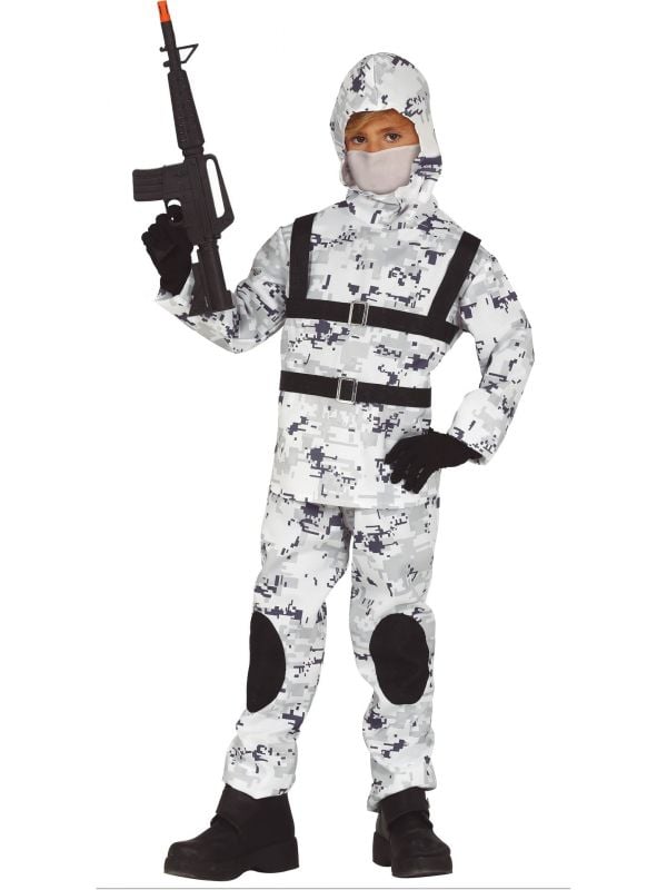 Brawl Christchurch verlichten Arctic soldaat kostuum kind | Feestkleding.nl
