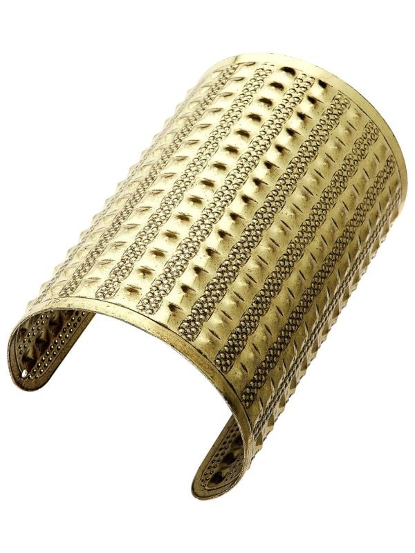 Armband goud met vierkante studs