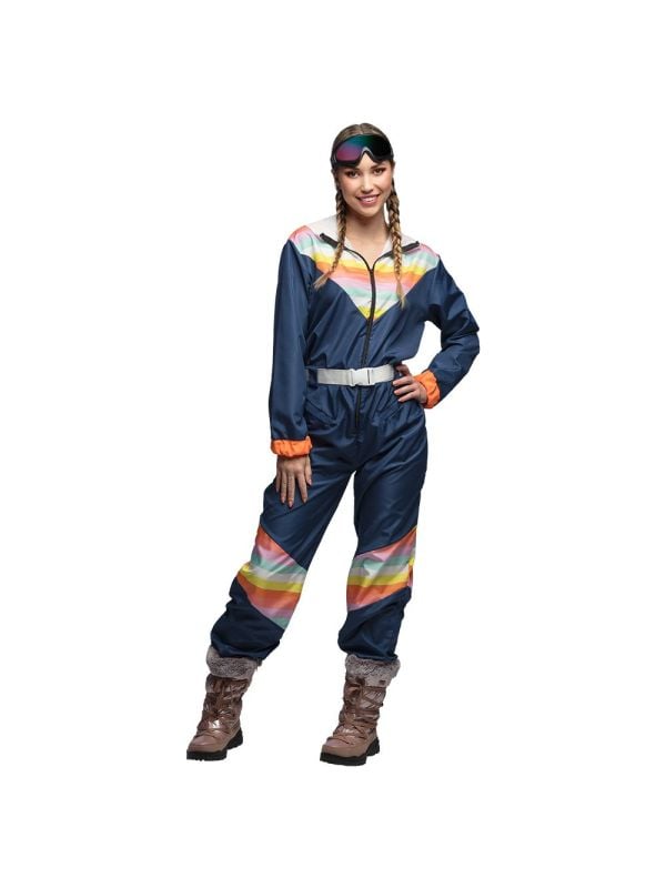 Blauw regenboog skipak dames