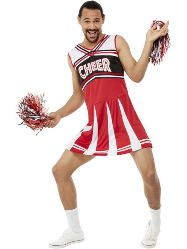 Cheerleader Heren Pak Rood