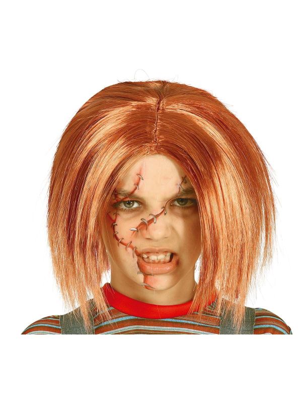 Chucky pruik kind halloween