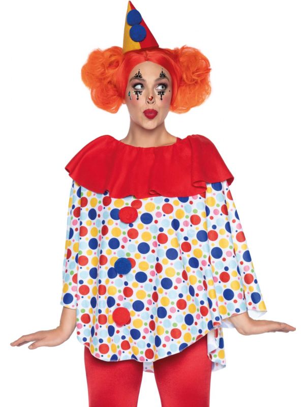 Beurs Ewell verbanning Clown outfit met hoedje dames | Feestkleding.nl