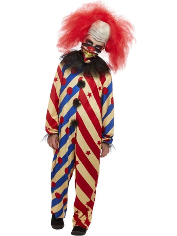 Clown Pak Kinderen Blauw en Rood