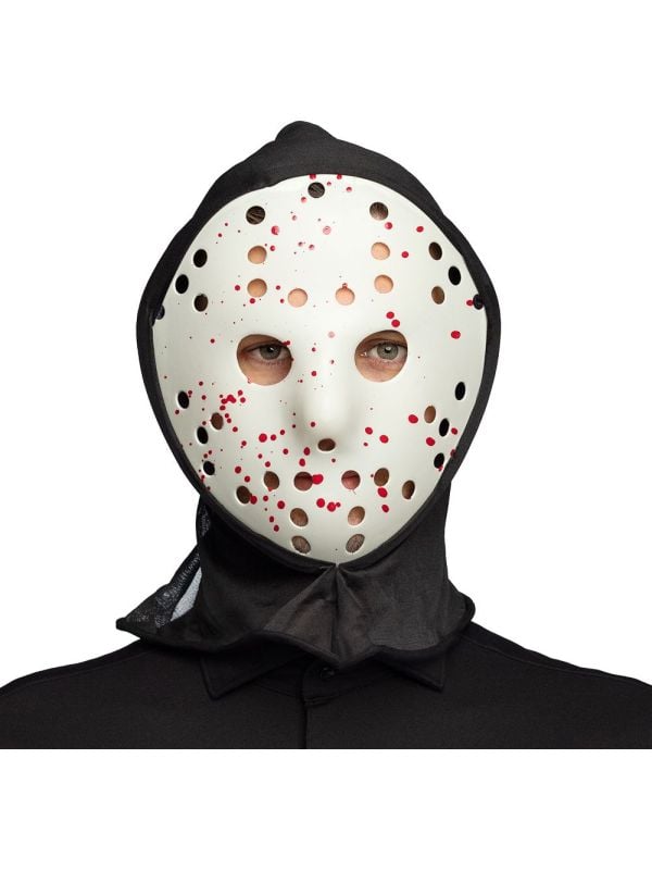 Cold Killer Gezichtsmasker met Kap halloween