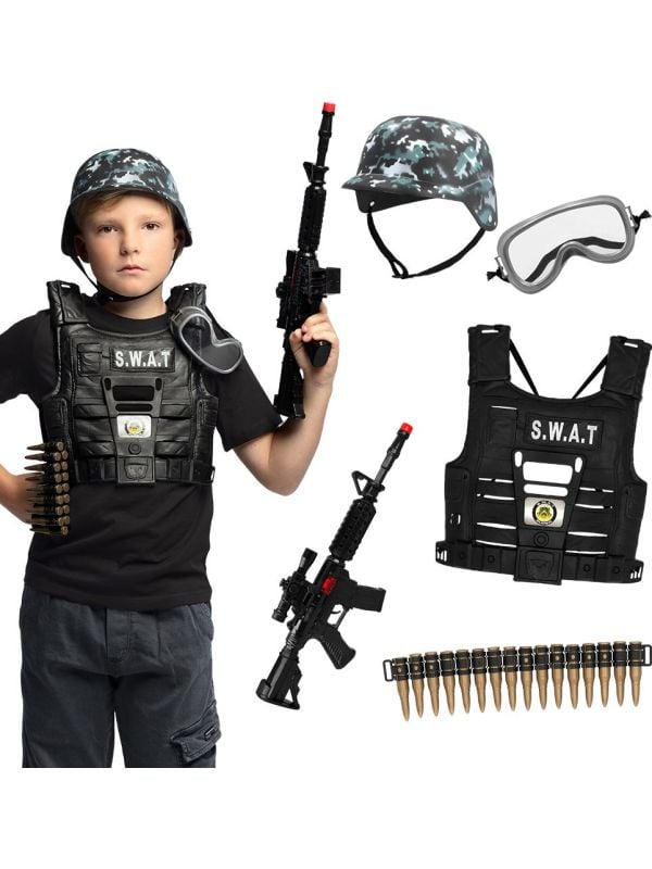 Complete SWAT Accessoireset Kind 5-delig