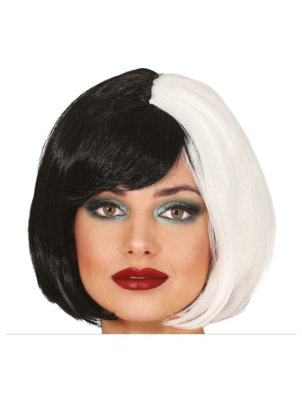 Cruella pruik kort halloween