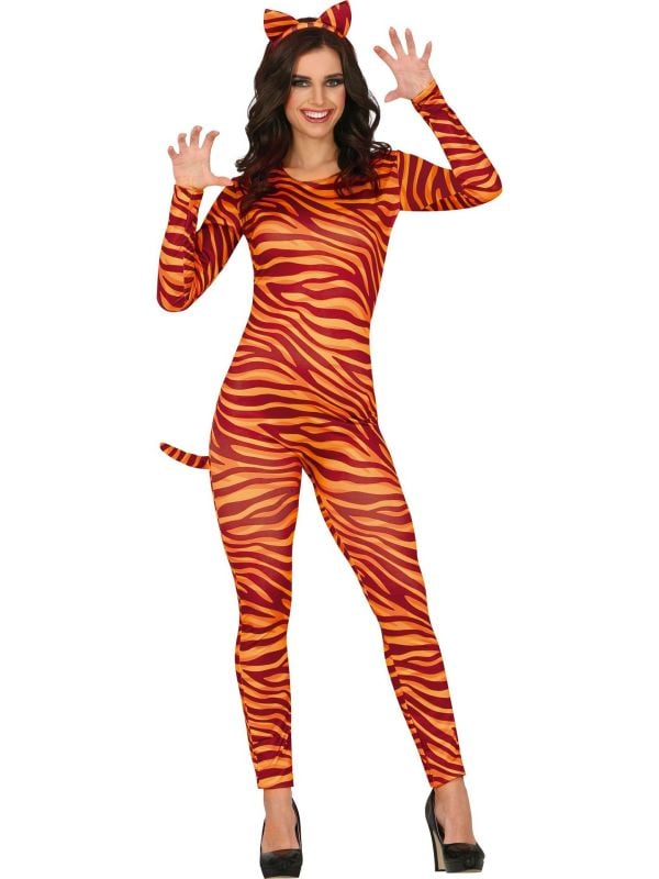 Dames Dierenprint Tijger Outfit