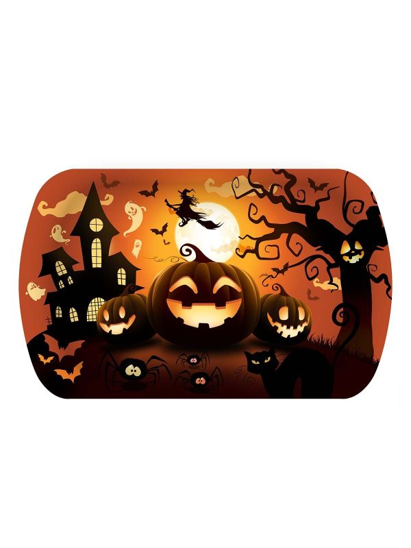 Dienblad pompoen 29 x 15 x 3,5 cm halloween