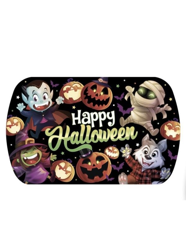 Dienblad vrolijke halloween monsters 39 x 24 cm