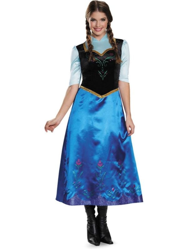 Disney Frozen Anna Jurk Dames Blauw