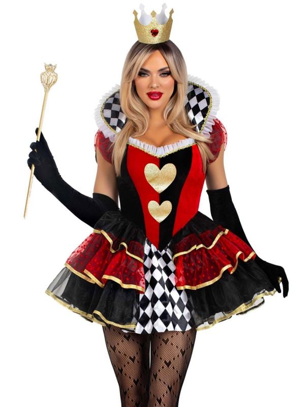 Elegant Queen of Hearts Jurk voor Dames