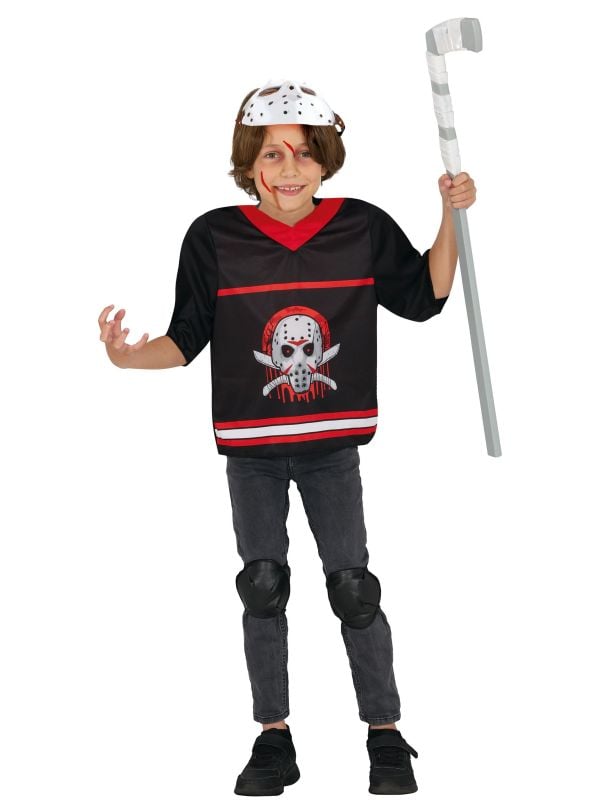 Enge ijshockey speler kostuum halloween kind