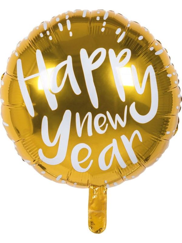 Folieballon 'Happy New Year' 45cm