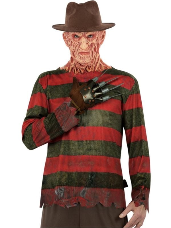 Freddy Krueger outfit Mannen Rood