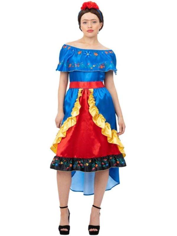 Frida Dames Kostuum Blauw