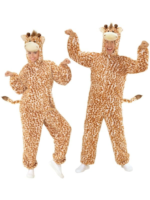 Giraffe onesie volwassenen